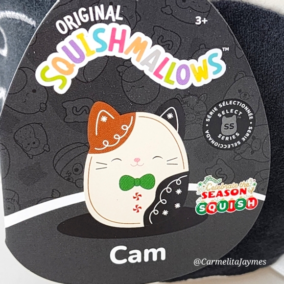 🎄 CAM 😺 Select Serie Gingerbread Calico Cat Season of Squish 2024 Squishmallow - Picture 3 of 8